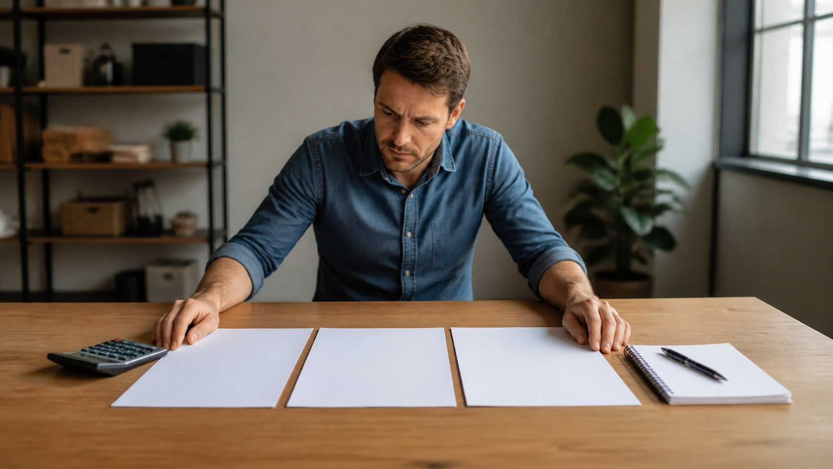 Zakelijke werktafel met notities en overzicht voor een offerte vergelijken zonder alleen naar het eindbedrag te kijken